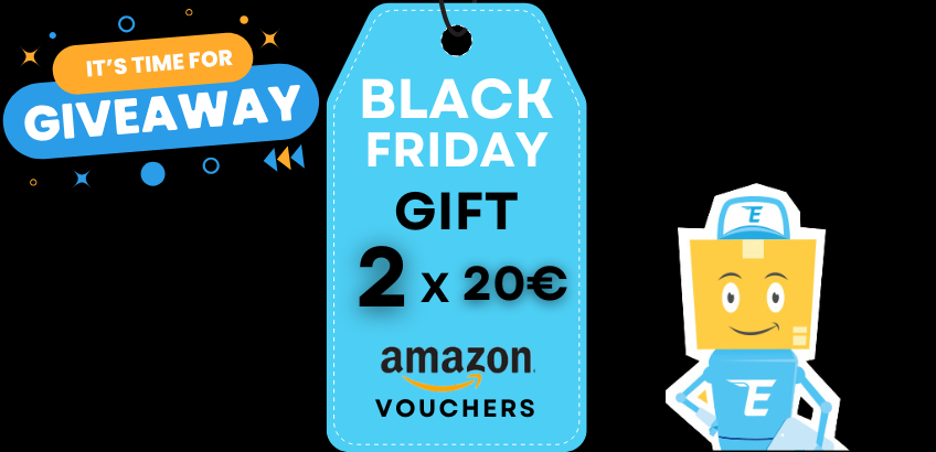 Black Friday Giveaway: Win TWO Amazon Voucher with EshopWedrop!