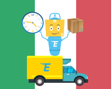 Delivery update for parcels coming from Italy
